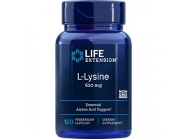 Life Extension L-Lysine 620mg, 100 vege capsules